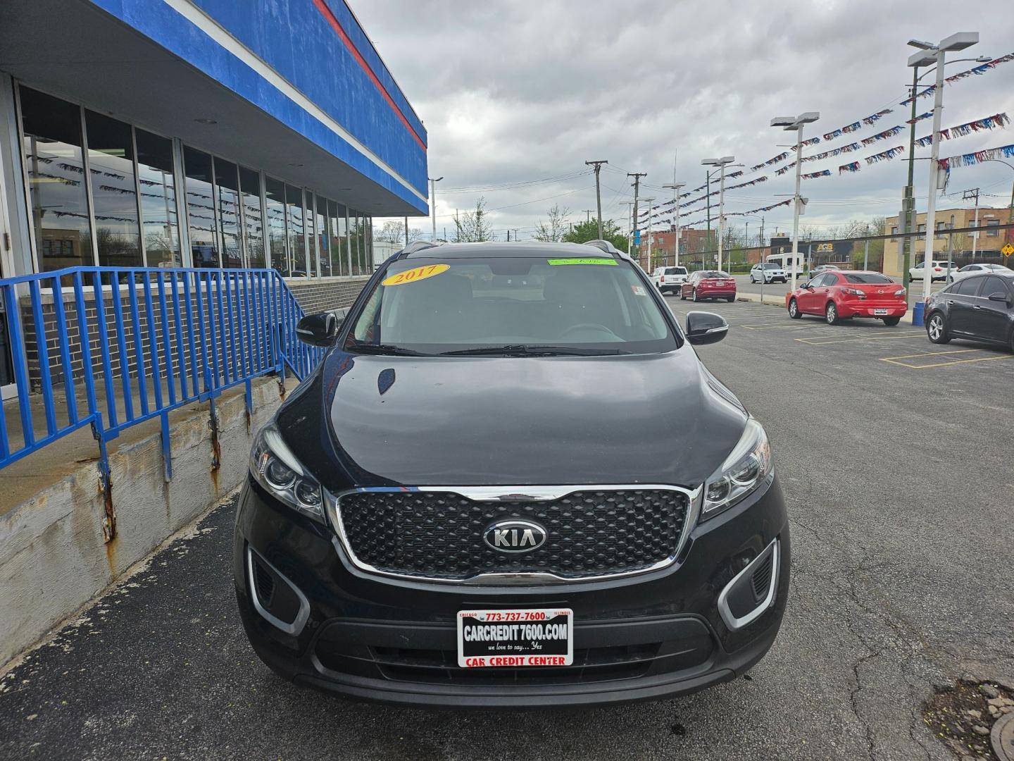 2017 BLACK Kia Sorento LX AWD (5XYPGDA39HG) with an 2.4L L4 DOHC 16V engine, 6A transmission, located at 7600 S Western Ave., Chicago, IL, 60620, (773) 918-3980, 0.000000, 0.000000 - Photo#2